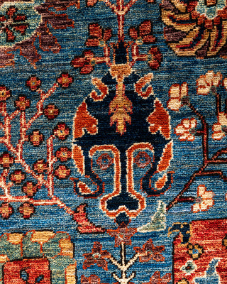 Serapi, One-of-a-Kind Hand-Knotted Area Rug  - Light Blue, 8' 1" x 9' 10"