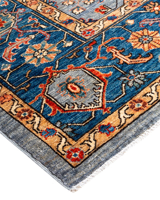 Serapi, One-of-a-Kind Hand-Knotted Area Rug  - Gray, 7' 11" x 9' 10"