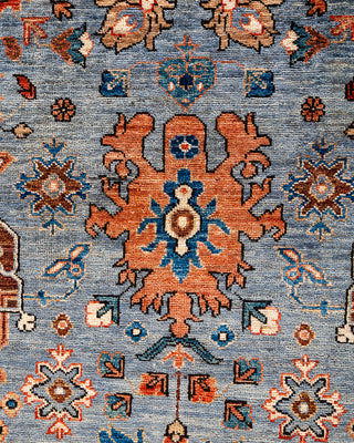 Serapi, One-of-a-Kind Hand-Knotted Area Rug  - Gray, 7' 11" x 9' 10"