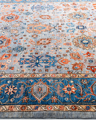 Serapi, One-of-a-Kind Hand-Knotted Area Rug  - Gray, 7' 11" x 9' 10"