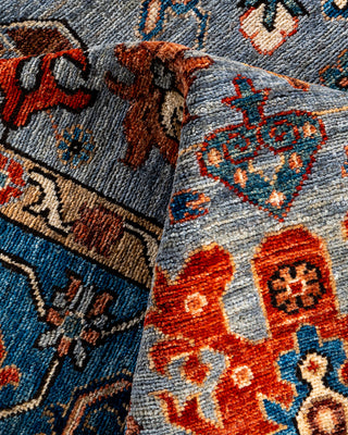 Serapi, One-of-a-Kind Hand-Knotted Area Rug  - Gray, 7' 11" x 9' 10"