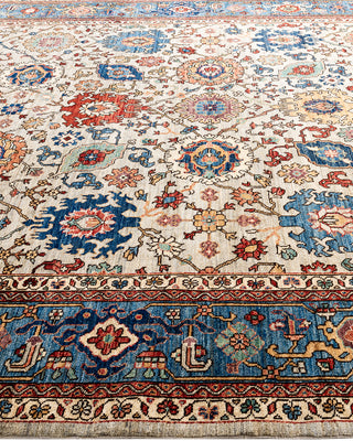 Serapi, One-of-a-Kind Hand-Knotted Area Rug  - Light Gray, 8' 3" x 9' 10"