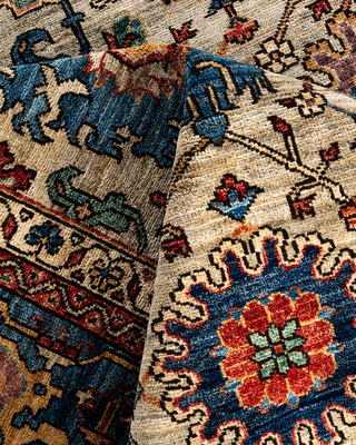 Serapi, One-of-a-Kind Hand-Knotted Area Rug  - Light Gray, 8' 3" x 9' 10"