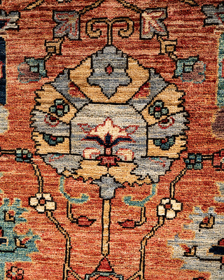 Serapi, One-of-a-Kind Hand-Knotted Area Rug  - Orange, 8' 2" x 9' 9"
