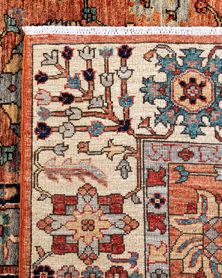 Serapi, One-of-a-Kind Hand-Knotted Area Rug  - Orange, 8' 2" x 9' 9"