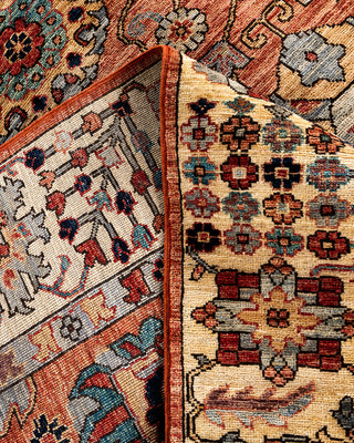 Serapi, One-of-a-Kind Hand-Knotted Area Rug  - Orange, 8' 2" x 9' 9"