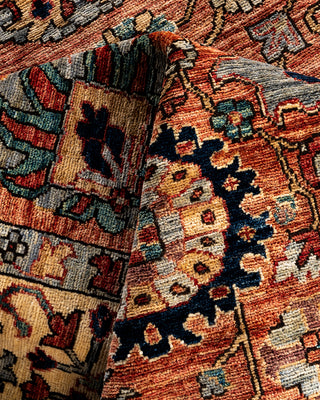 Serapi, One-of-a-Kind Hand-Knotted Area Rug  - Orange, 8' 2" x 9' 9"