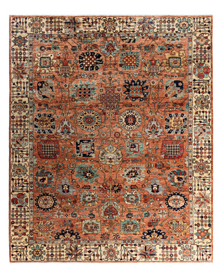 Serapi, One-of-a-Kind Hand-Knotted Area Rug  - Orange, 8' 2" x 9' 9"