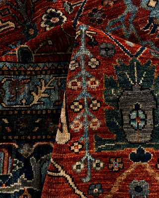 Serapi, One-of-a-Kind Hand-Knotted Area Rug  - Red, 7' 11" x 9' 11"