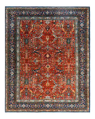 Serapi, One-of-a-Kind Hand-Knotted Area Rug  - Red, 7' 11" x 9' 11"