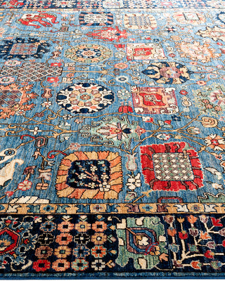 Serapi, One-of-a-Kind Hand-Knotted Area Rug  - Light Blue, 8' 0" x 9' 8"