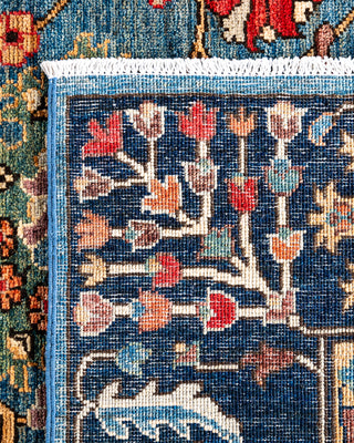 Serapi, One-of-a-Kind Hand-Knotted Area Rug  - Light Blue, 8' 0" x 9' 8"