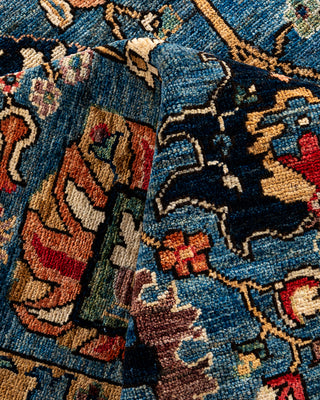 Serapi, One-of-a-Kind Hand-Knotted Area Rug  - Light Blue, 8' 0" x 9' 8"