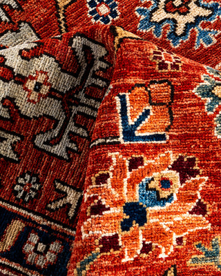 Serapi, One-of-a-Kind Hand-Knotted Area Rug  - Red, 7' 11" x 9' 10"