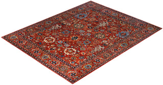 Serapi, One-of-a-Kind Hand-Knotted Area Rug  - Red, 7' 11" x 9' 10"