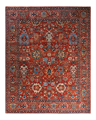 Serapi, One-of-a-Kind Hand-Knotted Area Rug  - Red, 7' 11" x 9' 10"