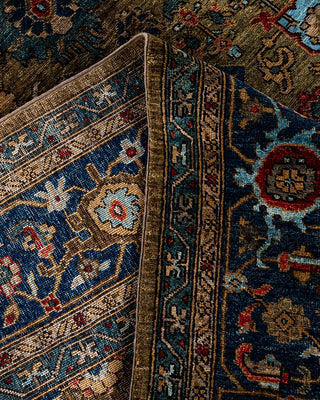 Serapi, One-of-a-Kind Hand-Knotted Area Rug  - Brown, 9' 2" x 11' 6"