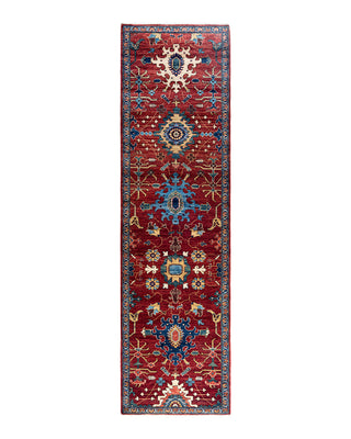 Serapi, One-of-a-Kind Hand-Knotted Runner Rug  - Red, 2' 8" x 9' 9"