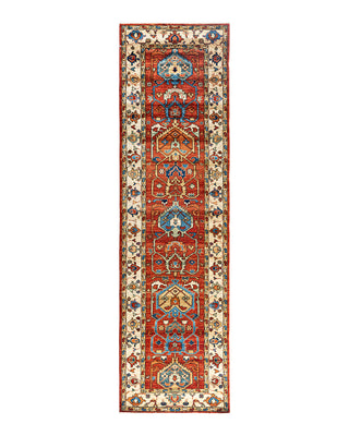 Serapi, One-of-a-Kind Hand-Knotted Runner Rug  - Red, 2' 9" x 10' 1"
