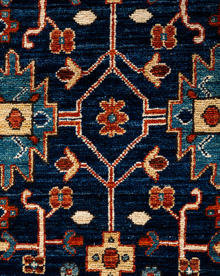Serapi, One-of-a-Kind Hand-Knotted Runner Rug  - Blue, 2' 7" x 9' 9"
