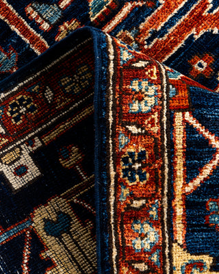 Serapi, One-of-a-Kind Hand-Knotted Runner Rug  - Blue, 2' 7" x 9' 9"