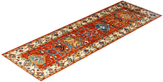 Serapi, One-of-a-Kind Hand-Knotted Runner Rug  - Orange, 2' 8" x 8' 2"