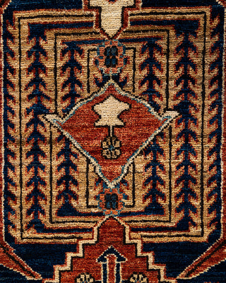 Serapi, One-of-a-Kind Hand-Knotted Runner Rug  - Blue, 2' 8" x 11' 11"