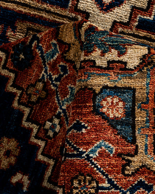 Serapi, One-of-a-Kind Hand-Knotted Runner Rug  - Blue, 2' 8" x 11' 11"