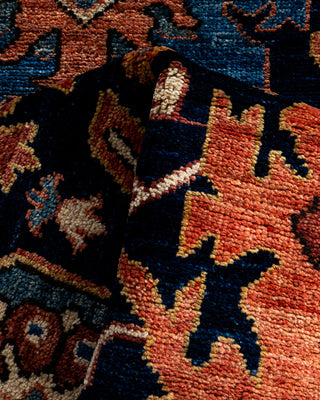Serapi, One-of-a-Kind Hand-Knotted Runner Rug  - Blue, 2' 8" x 11' 4"