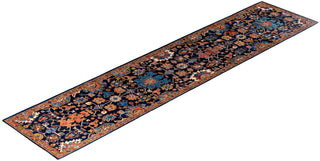 Serapi, One-of-a-Kind Hand-Knotted Runner Rug  - Blue, 2' 8" x 11' 4"