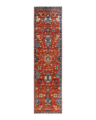 Serapi, One-of-a-Kind Hand-Knotted Runner Rug  - Red, 2' 7" x 9' 7"