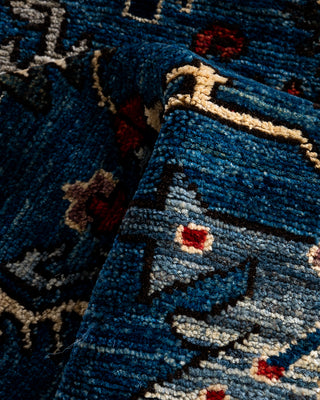 Serapi, One-of-a-Kind Hand-Knotted Runner Rug  - Light Blue, 2' 7" x 9' 6"