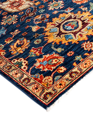 Serapi, One-of-a-Kind Hand-Knotted Runner Rug  - Blue, 2' 8" x 9' 9"