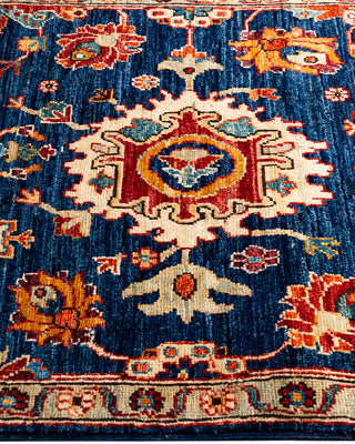 Serapi, One-of-a-Kind Hand-Knotted Runner Rug  - Blue, 2' 8" x 9' 9"
