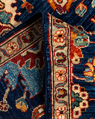 Serapi, One-of-a-Kind Hand-Knotted Runner Rug  - Blue, 2' 8" x 9' 9"