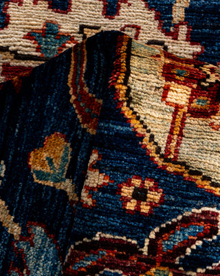 Serapi, One-of-a-Kind Hand-Knotted Runner Rug  - Blue, 2' 8" x 9' 9"