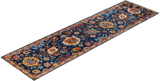 Serapi, One-of-a-Kind Hand-Knotted Runner Rug  - Blue, 2' 8" x 9' 9"