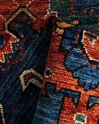 Serapi, One-of-a-Kind Hand-Knotted Runner Rug  - Blue, 2' 8" x 13' 8"