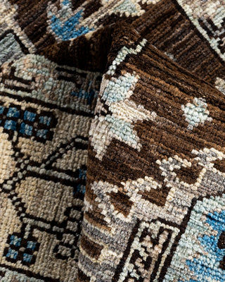 Serapi, One-of-a-Kind Hand-Knotted Runner Rug  - Brown, 2' 9" x 9' 9"