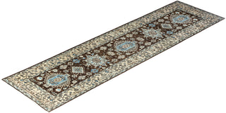 Serapi, One-of-a-Kind Hand-Knotted Runner Rug  - Brown, 2' 9" x 9' 9"