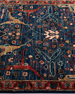 Serapi, One-of-a-Kind Hand-Knotted Runner Rug  - Blue, 2' 8" x 10' 4"