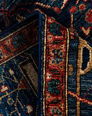 Serapi, One-of-a-Kind Hand-Knotted Runner Rug  - Blue, 2' 8" x 10' 4"