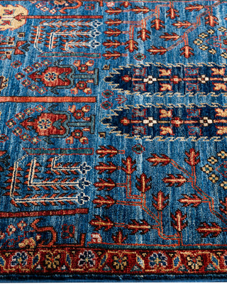 Serapi, One-of-a-Kind Hand-Knotted Runner Rug  - Light Blue, 2' 9" x 11' 10"
