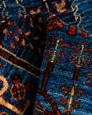 Serapi, One-of-a-Kind Hand-Knotted Runner Rug  - Light Blue, 2' 9" x 11' 10"