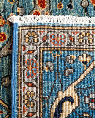 Serapi, One-of-a-Kind Hand-Knotted Runner Rug  - Light Blue, 2' 7" x 9' 11"