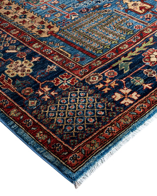 Serapi, One-of-a-Kind Hand-Knotted Area Rug  - Light Blue, 8' 10" x 11' 10"