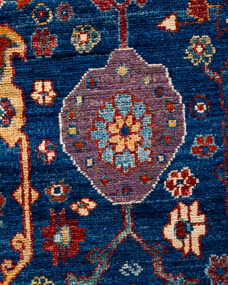 Serapi, One-of-a-Kind Hand-Knotted Runner Rug  - Navy, 2' 8" x 9' 9"