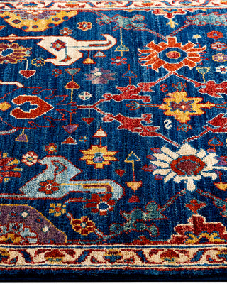 Serapi, One-of-a-Kind Hand-Knotted Runner Rug  - Navy, 2' 8" x 9' 9"