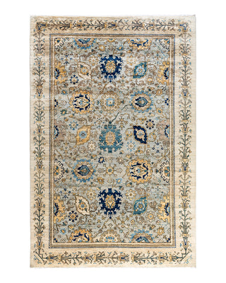 Serapi, One-of-a-Kind Hand-Knotted Area Rug  - Gray, 5' 9" x 8' 7"