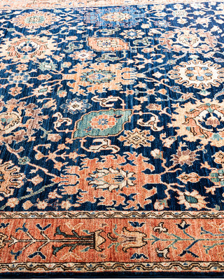 Serapi, One-of-a-Kind Hand-Knotted Area Rug  - Blue, 6' 2" x 9' 1"